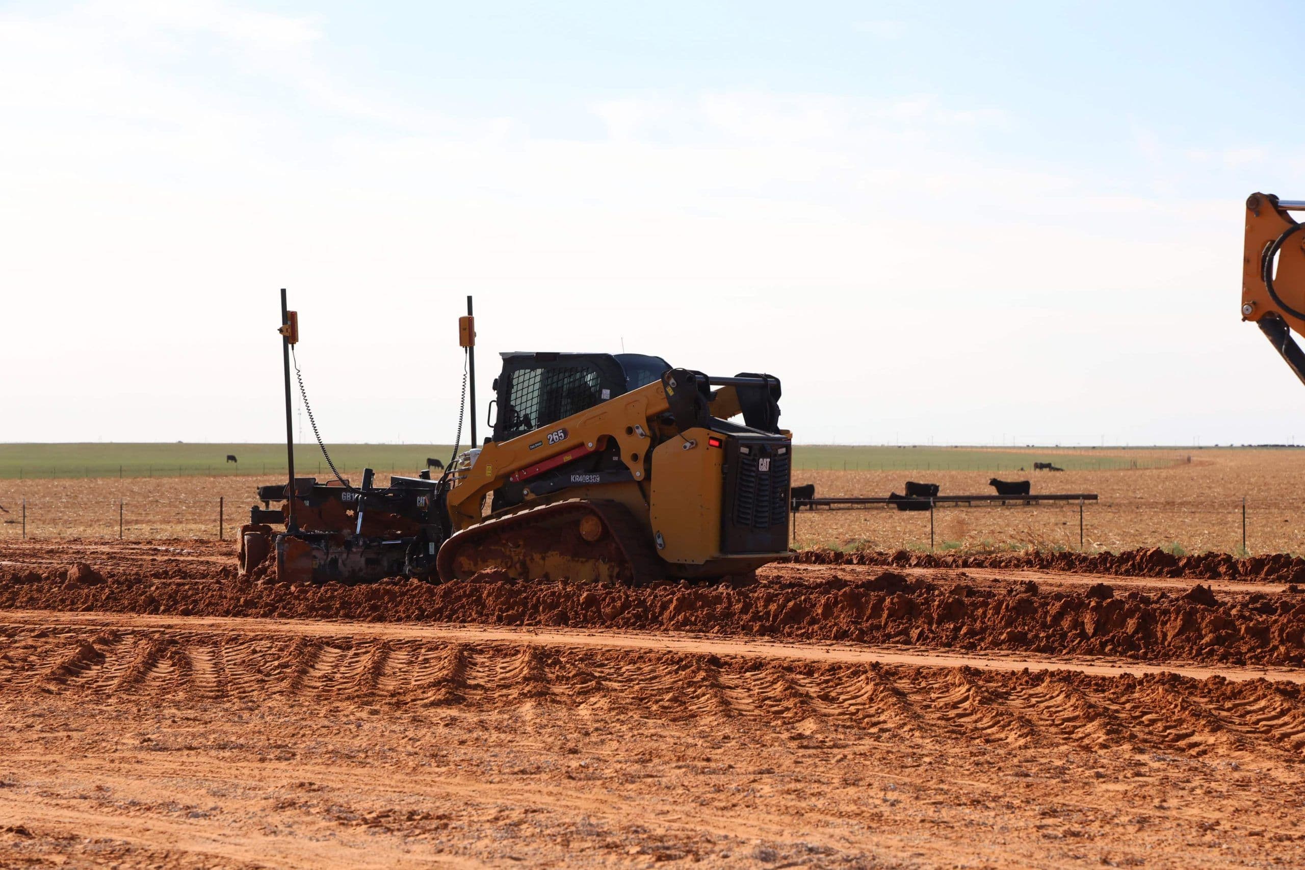Earthwork project in Gaines County, TX