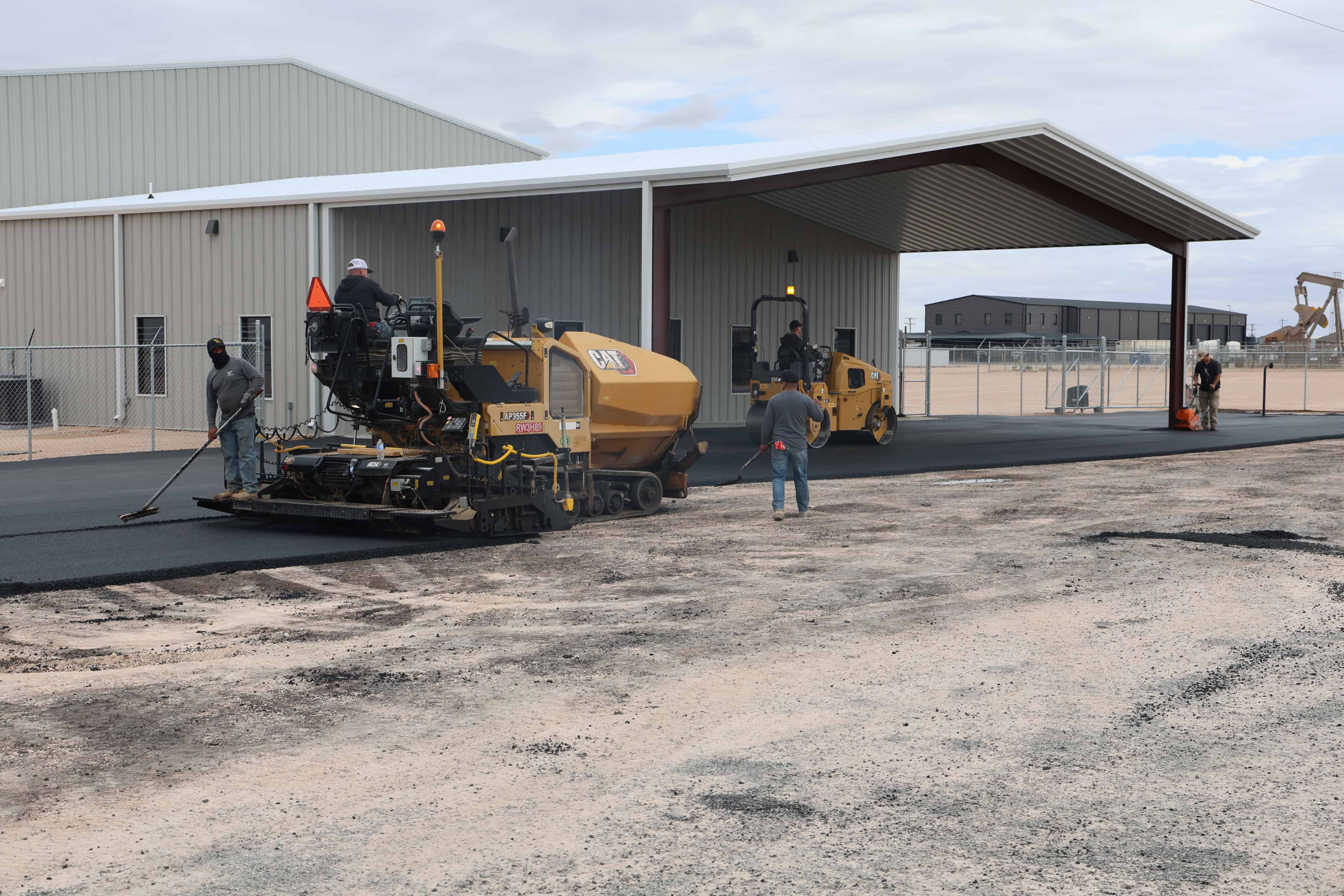 Packed Industries equipment working on a West Texas job site